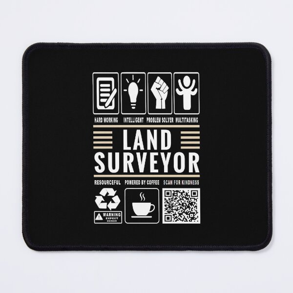 Item preview, Funny Land Surveyor Job Description Icons QR Code designed and sold by MerchMaxxing.