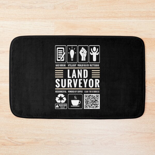 Item preview, Funny Land Surveyor Job Description Icons QR Code designed and sold by MerchMaxxing.