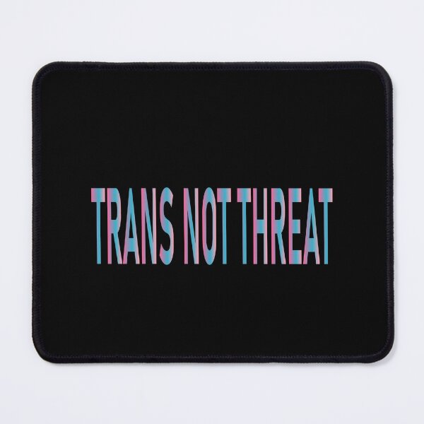 Item preview, Trans Not Threat Gradient Typography | Trans Pride LGBTQ+ Design designed and sold by SarkisovaNune.