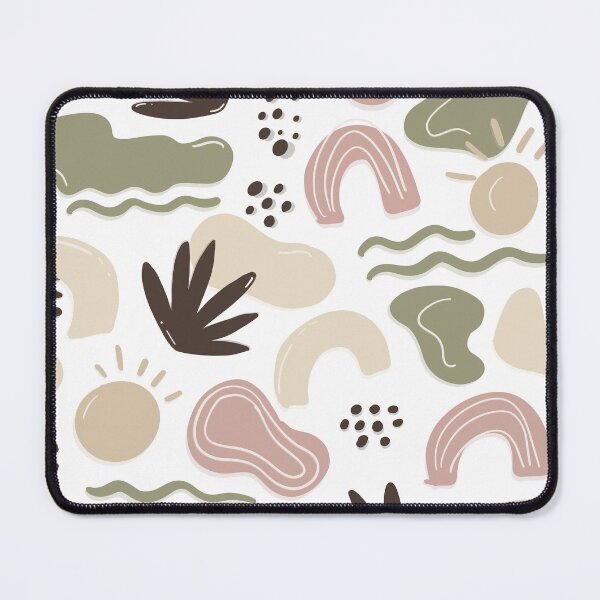 Item preview, Playful Boho Abstract Pattern – Retro Organic Shapes designed and sold by Barelythere2324.