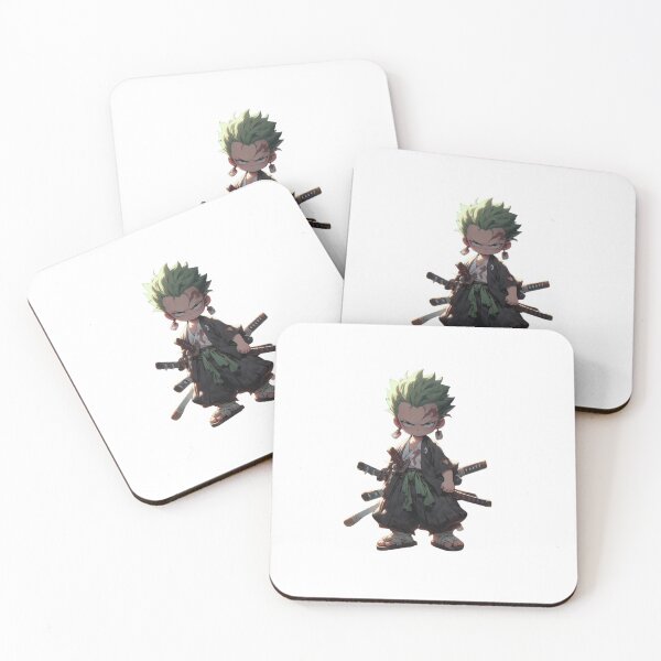 Item preview, Chibi Roronoa Zoro Three Swords designed and sold by The-Lone-Rodent.