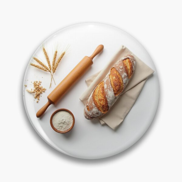 Item preview, Fresh Bread Baking Cottagecore Design designed and sold by AillustriaAK.