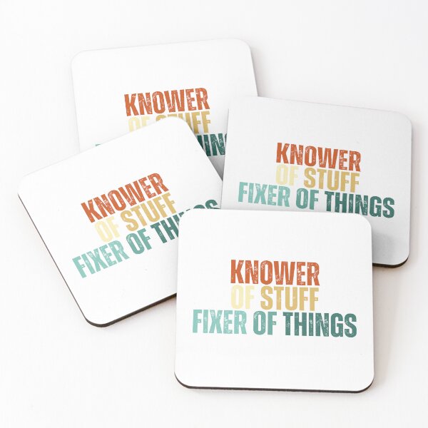 Item preview, Knower Of Stuff Fixer Of Things designed and sold by Dondonmart.