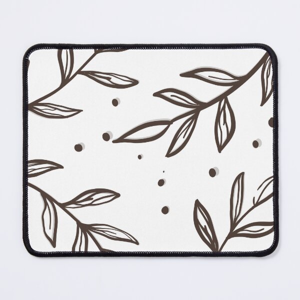 Item preview, Minimal Botanical Branch Pattern – Dark Neutral Floral Aesthetic designed and sold by Barelythere2324.