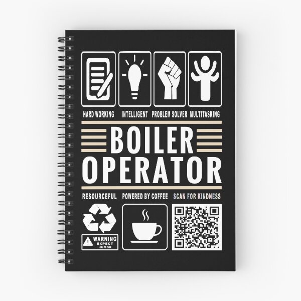 Item preview, Funny Boiler Operator Job Description Icons QR Code designed and sold by MerchMaxxing.