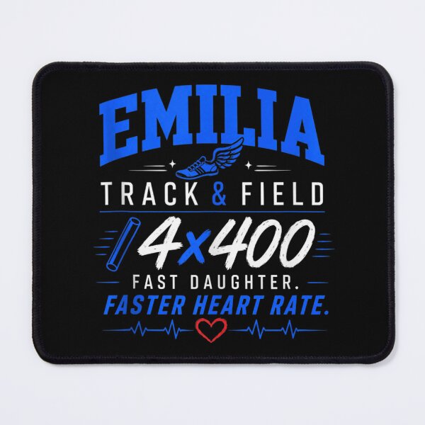 Item preview, Emilia Track And Field 4x400 Relay Fast Daughter Faster Heart Rate designed and sold by Taniyah Gomes.