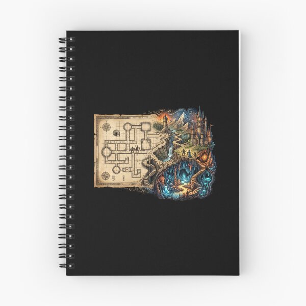 Item preview, The Deep Map Fantasy Dungeon Castle Adventure Design designed and sold by Fenay Designs.