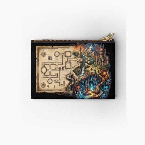 Item preview, The Deep Map Fantasy Dungeon Castle Adventure Design designed and sold by Fenay Designs.
