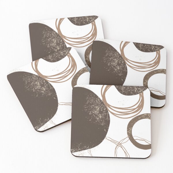 Item preview, Abstract Earth Tone Shapes – Modern Minimalist Boho Pattern designed and sold by Barelythere2324.