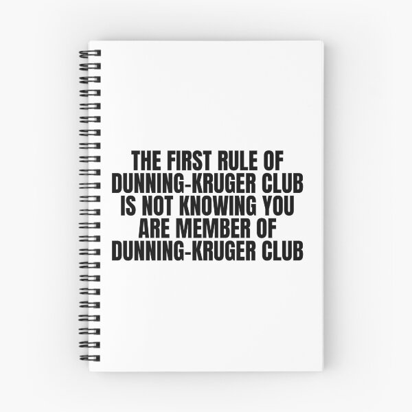 Item preview, Dunning-Kruger Club designed and sold by Dondonmart.