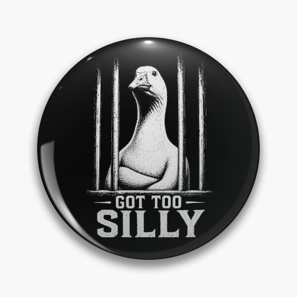 Item preview, Got Too Silly Goose – Funny Jailbird Mugshot Meme Design designed and sold by PosiMCreations.