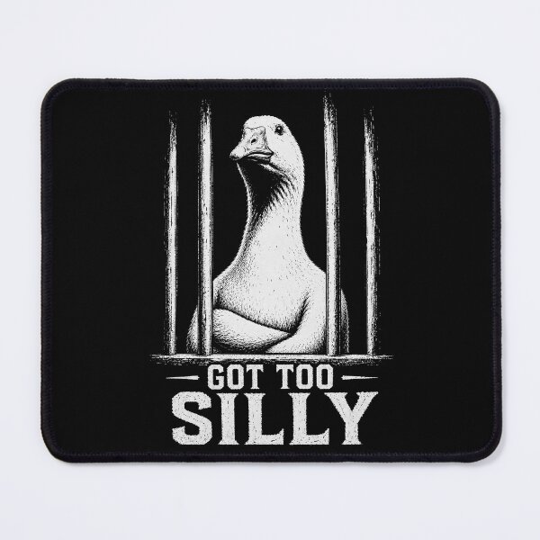 Item preview, Got Too Silly Goose – Funny Jailbird Mugshot Meme Design designed and sold by PosiMCreations.