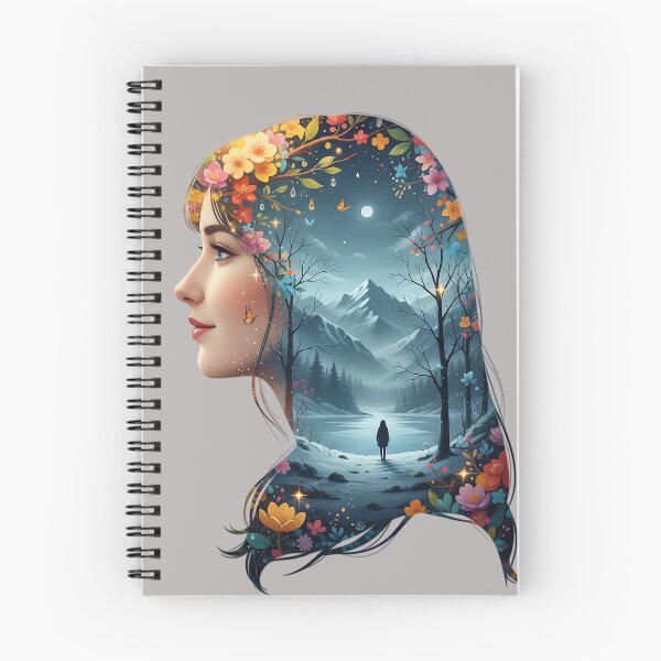 Item preview, Whispers of the Night Forest | Dreamy Floral Silhouette Illustration designed and sold by Y-MOONSTAR.