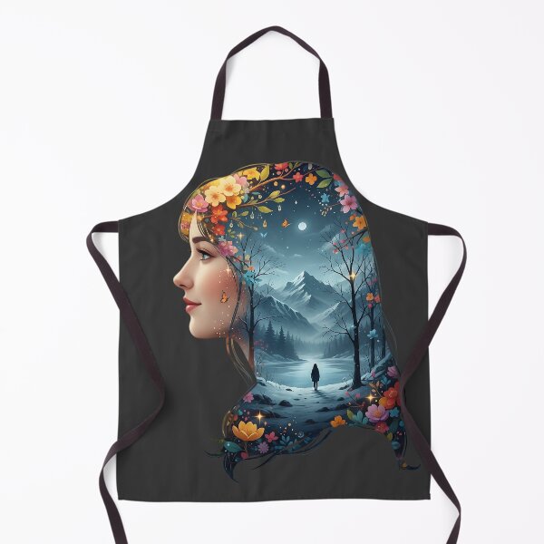Item preview, Whispers of the Night Forest | Dreamy Floral Silhouette Illustration designed and sold by Y-MOONSTAR.