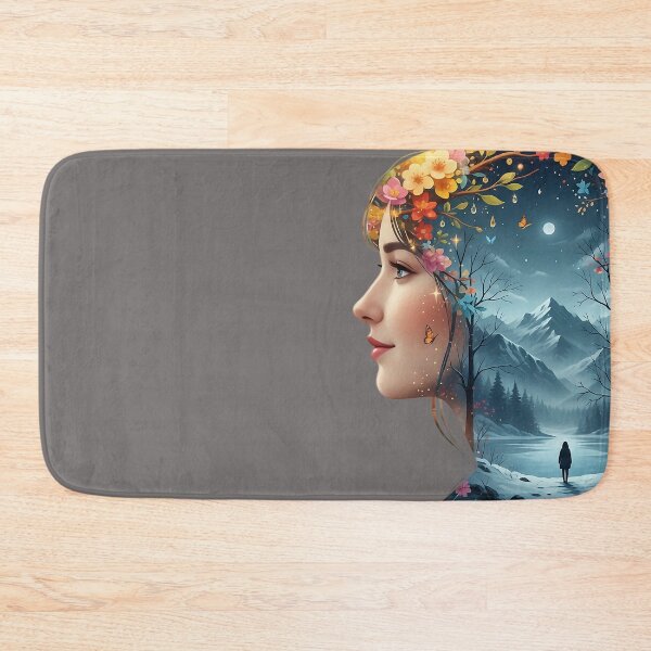 Item preview, Whispers of the Night Forest | Dreamy Floral Silhouette Illustration designed and sold by Y-MOONSTAR.