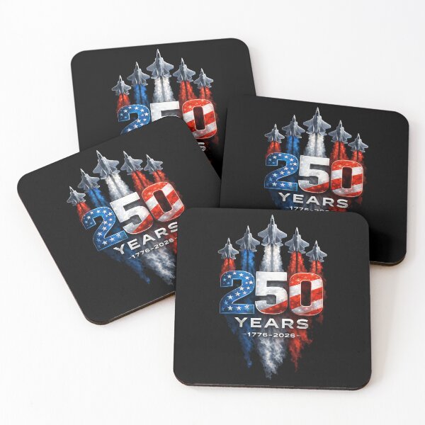 Item preview, USA 250th Anniversary Patriotic Fighter Jets Design designed and sold by CleanDecor.