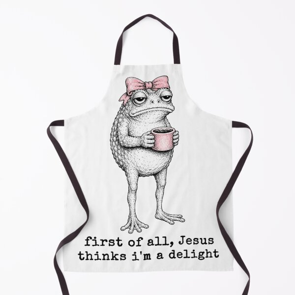 Item preview, First of All Jesus Thinks I'm A Delight Frog Meme designed and sold by will freed18.