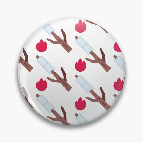 Item preview, Marshmallow on Stick Sticker - Campfire Treat & S'mores Sticker for Family Camping designed and sold by Tr Creative Design.