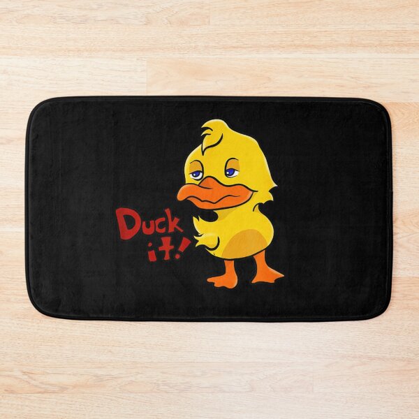 Item preview, Funny Grumpy Yellow Duck Duck It Sarcastic Animal Pun For Moody Days designed and sold by Serene woods.