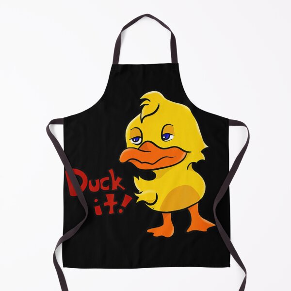 Item preview, Funny Grumpy Yellow Duck Duck It Sarcastic Animal Pun For Moody Days designed and sold by Serene woods.