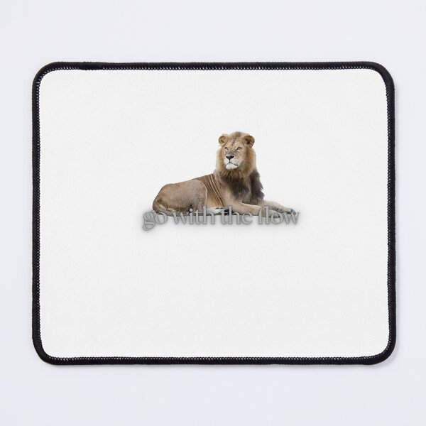 Item preview, go with the flow: Lion designed and sold by ByteAndBuy.