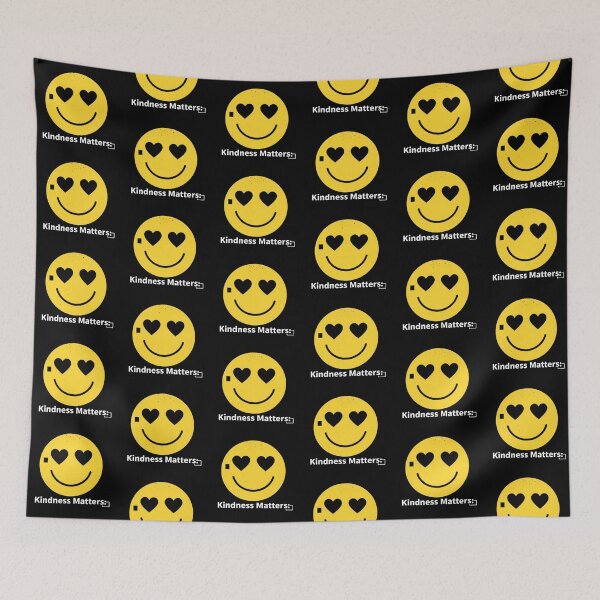 Item preview, Kindness Matters: Yellow Heart Eyes Smiley Face Art designed and sold by artlife4.