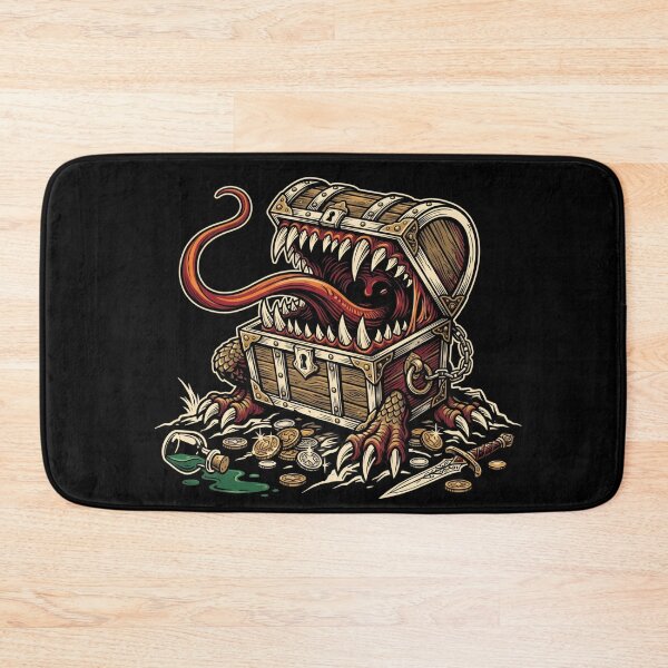 Item preview, Mimic Chest Monster Fantasy Tabletop Adventure Design designed and sold by Fenay Designs.