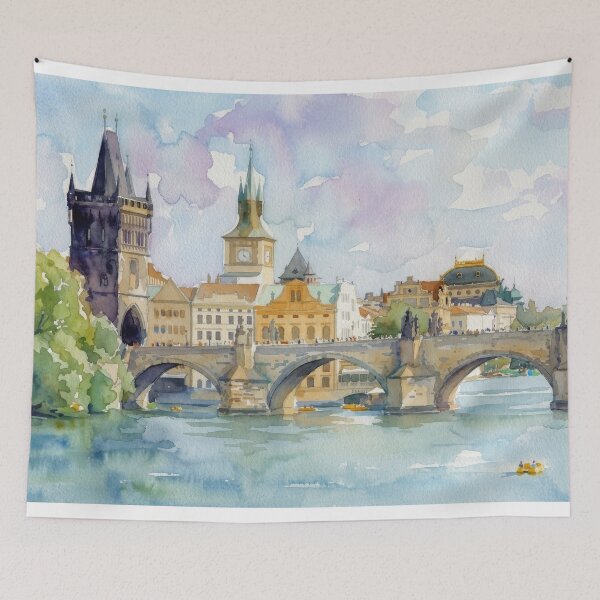 Item preview, Charles Bridge Prague designed and sold by caracatita75.