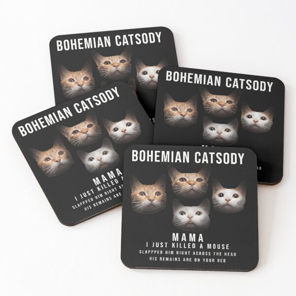 Item preview, Bohemian Catsody Mama I Just Killed A Mouse Funny Cat Queen Parody designed and sold by Serene woods.