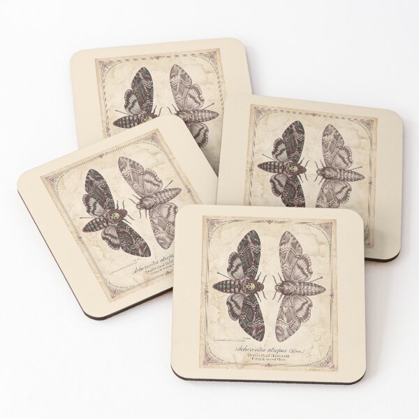 Item preview, Death's Head Hawkmoth Vintage Scientific Print designed and sold by PixelQ.