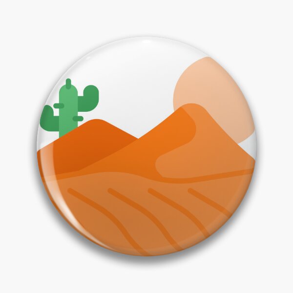 Item preview, Desert Landscape Sticker - Arid Adventure Sticker for Hikers & Western Themes designed and sold by Tr Creative Design.