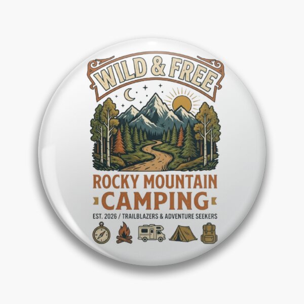 Artikelvorschau, Rocky Mountain Campinghemd entworfen und verkauft von happyshirt27.