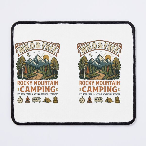 Item preview, Rocky Mountain Camping Shirt designed and sold by happyshirt27.