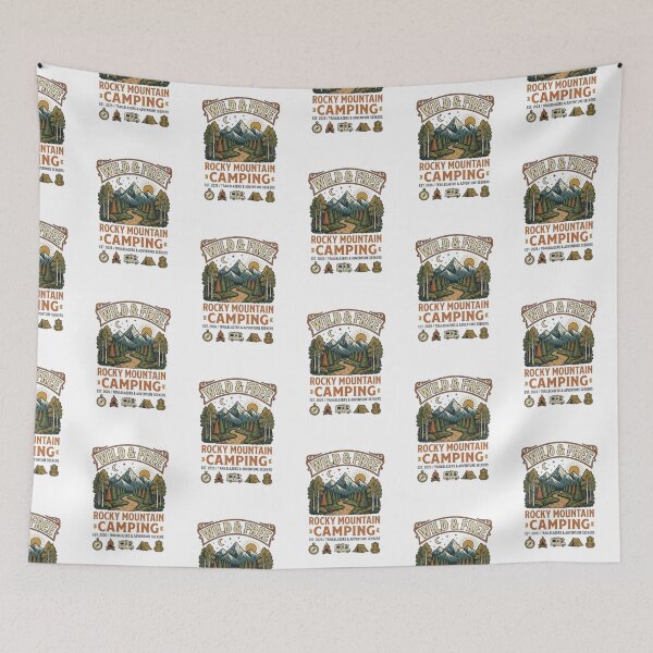 Item preview, Rocky Mountain Camping Shirt designed and sold by happyshirt27.