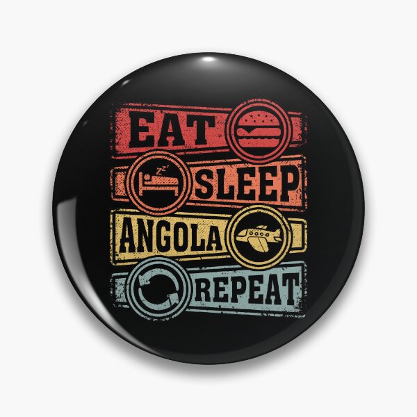 Item preview, Eat Sleep Angola Repeat designed and sold by GabbyKash.
