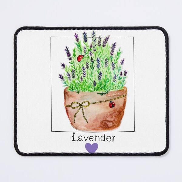 Item preview, Lavender flowers and ladybug  designed and sold by loopofhappynes.