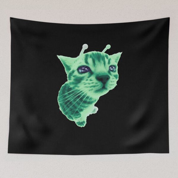 Item preview, Glorp Funny Alien Cat Meme designed and sold by suhairee-studio.