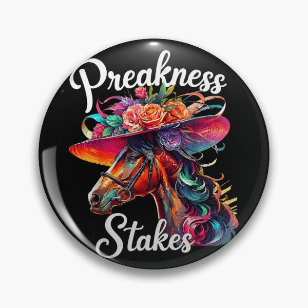 Item preview, Preakness Stakes Floral Horse Colorful Artistic Derby Racing Fan Horse Lover Gift designed and sold by River Silva.