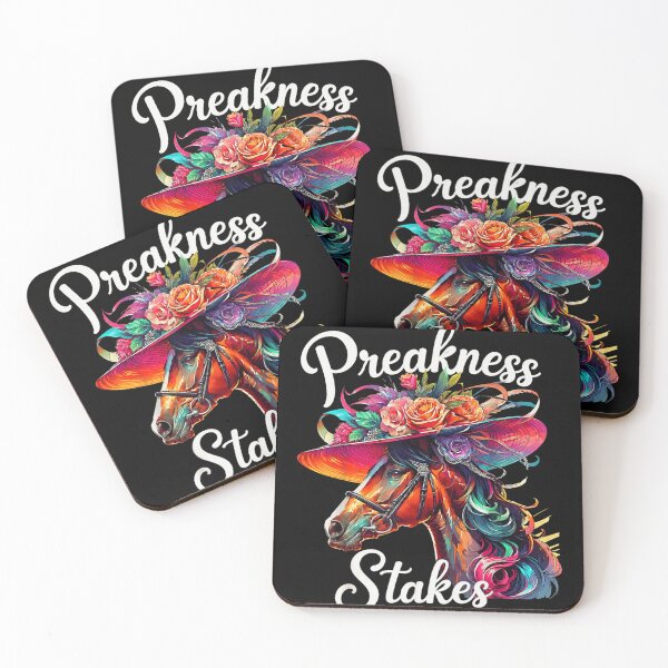 Item preview, Preakness Stakes Floral Horse Colorful Artistic Derby Racing Fan Horse Lover Gift designed and sold by River Silva.