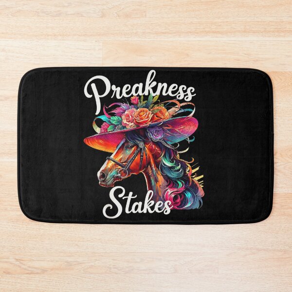Item preview, Preakness Stakes Floral Horse Colorful Artistic Derby Racing Fan Horse Lover Gift designed and sold by River Silva.