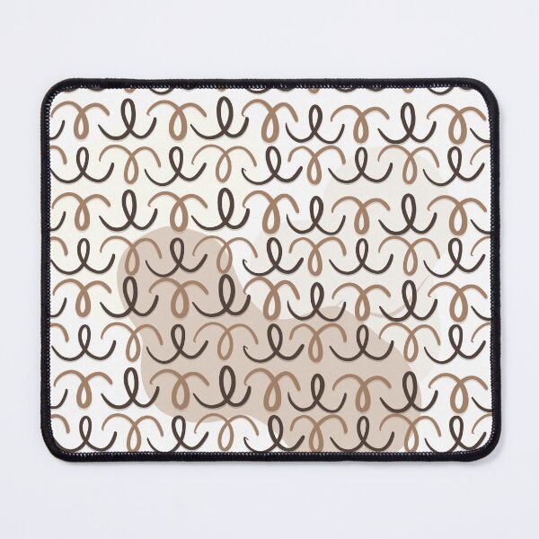 Item preview, Neutral Abstract Loop Pattern – Modern Minimal Boho Design designed and sold by Barelythere2324.
