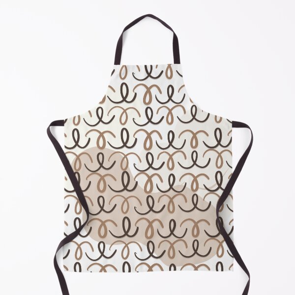 Item preview, Neutral Abstract Loop Pattern – Modern Minimal Boho Design designed and sold by Barelythere2324.