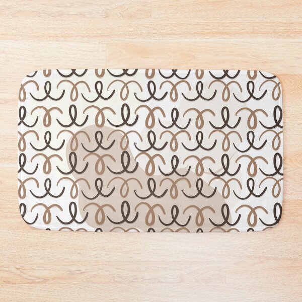 Item preview, Neutral Abstract Loop Pattern – Modern Minimal Boho Design designed and sold by Barelythere2324.
