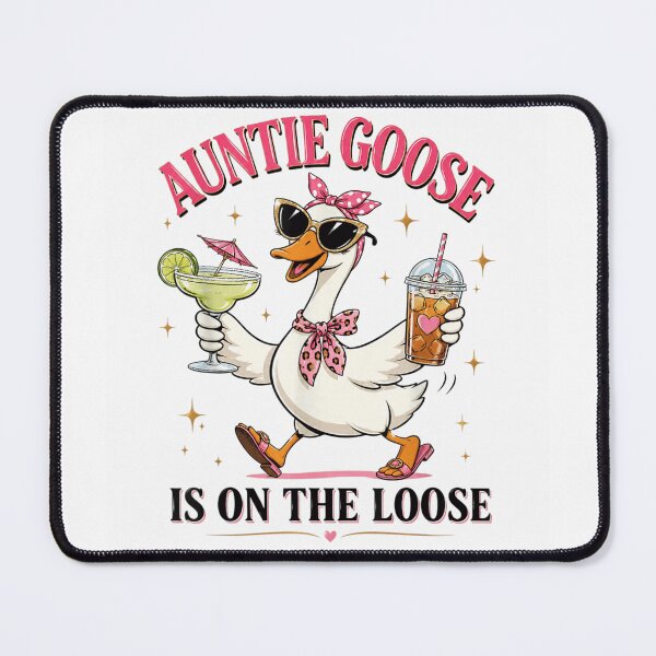 Item preview, Auntie Goose Is On The Loose Funny Cocktail Goose Party Animal Aunt designed and sold by River Silva.