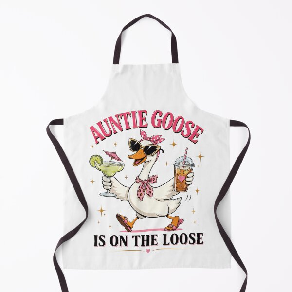 Item preview, Auntie Goose Is On The Loose Funny Cocktail Goose Party Animal Aunt designed and sold by River Silva.
