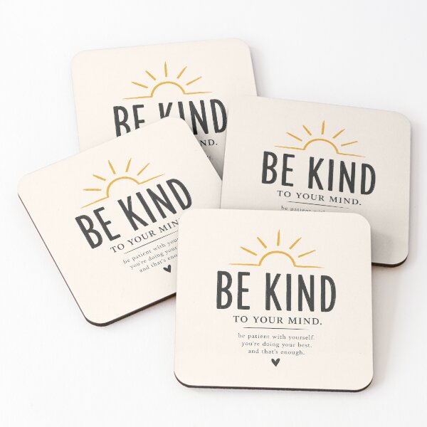 Item preview, Be Kind To Your Mind designed and sold by BloomoraCo.