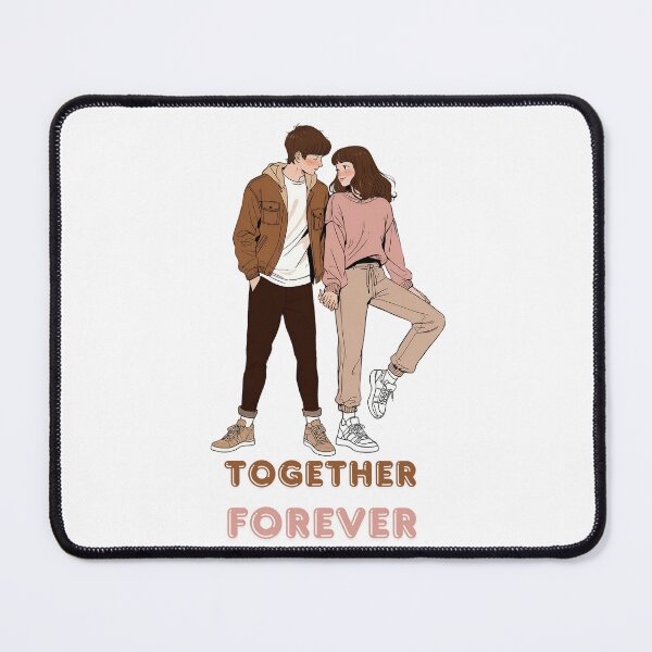 Item preview, Cute Couple Moments – Romantic Anime Love Illustration designed and sold by IMuDesigner.