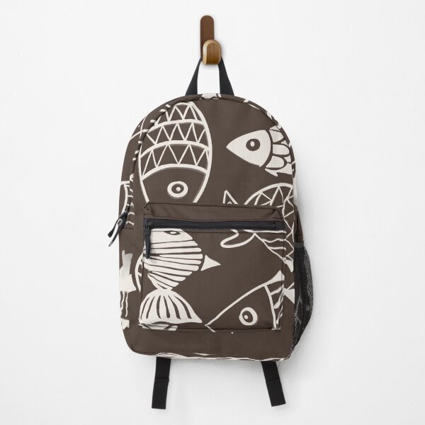 Item preview, Boho Fish Illustration Pattern – Minimal Scandinavian Sea Life Art designed and sold by Barelythere2324.