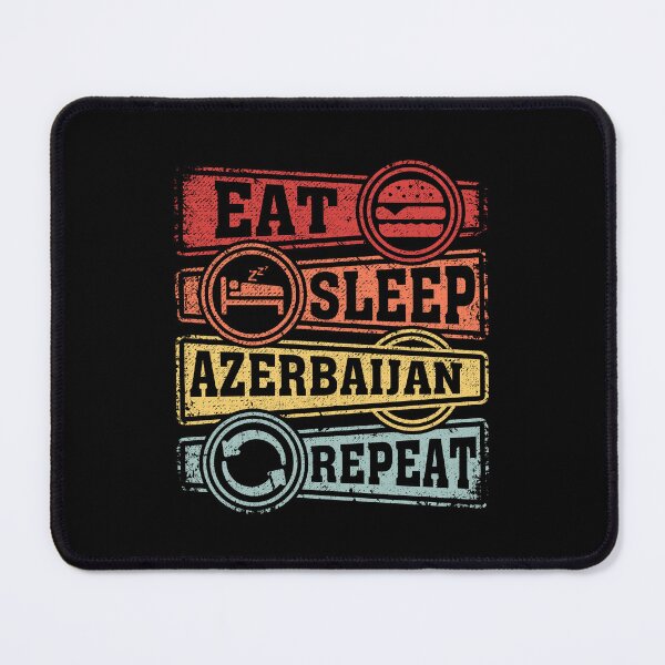 Item preview, Eat Sleep Azerbaijan Repeat designed and sold by GabbyKash.