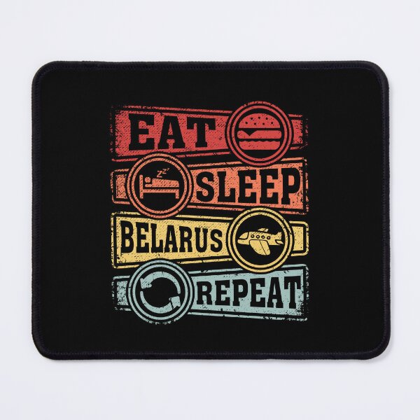 Item preview, Eat Sleep Belarus Repeat designed and sold by GabbyKash.